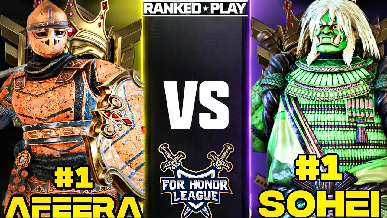 NUMBER 1 RANKED SOHEI VS NUMBER 1 RANKED AFEERA! FOR HONOR