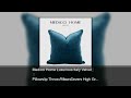 Medicci Home Luxurious Italy Velvet Pillowslip Throw Pillow Covers High Grade Solid Color Cushi
