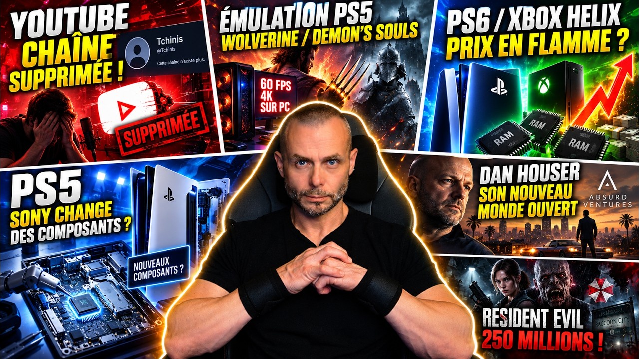 🔥ACTU GAMING DU JOUR (06 Octobre): WOLVERINE atteint déjà 20 FPS sur PC ! PS6/Xbox : les prix DANGER