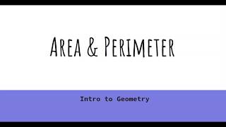 Area & Perimeter