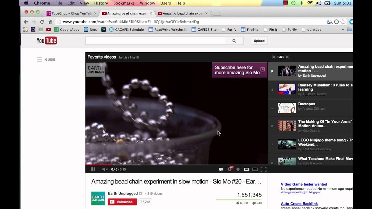 Sharing Parts of a YouTube video Tube Chop YouTube