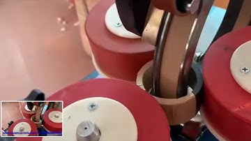 Insulation crepe paper tape toroid taping machine (SS300T-05 wraps tape on toroid core )