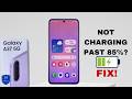 How To FIX Samsung Galaxy A37 5G Not Charging Past 85%