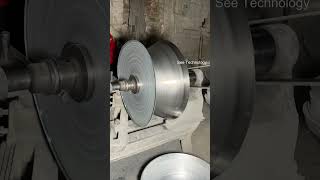 Making A Large Stainless Steel Bowl | Production Of Stainless Steel Utensils (Shorts)