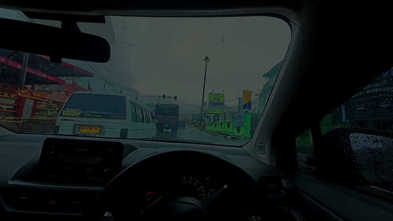 Driving in Heavy Rain and Flooding 🌧️🚗 | Relaxing Rain Sounds for Sleep, Work, and Study #1