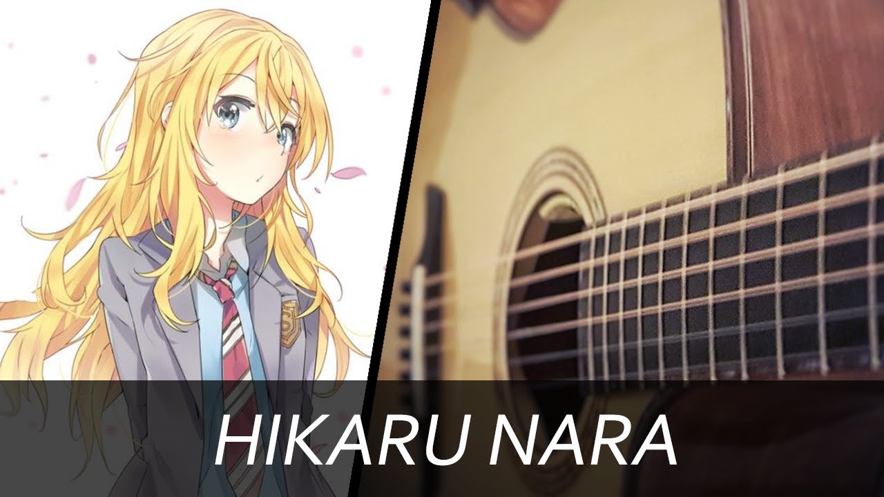 Hikaru Nara-Your Lie in April OP1 Stave Preview 1-Free Piano Sheet Music &  Piano Chords