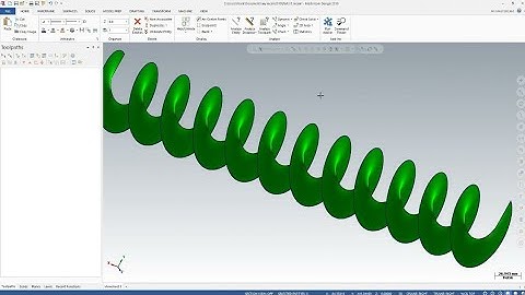 Nice way to create a spiral surface in Mastercam