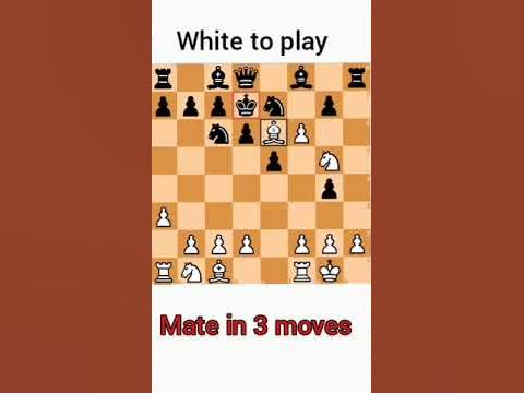 Mate in Three Moves, White to Play