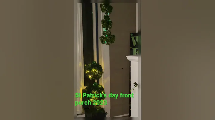 St Patricks front porch 2023