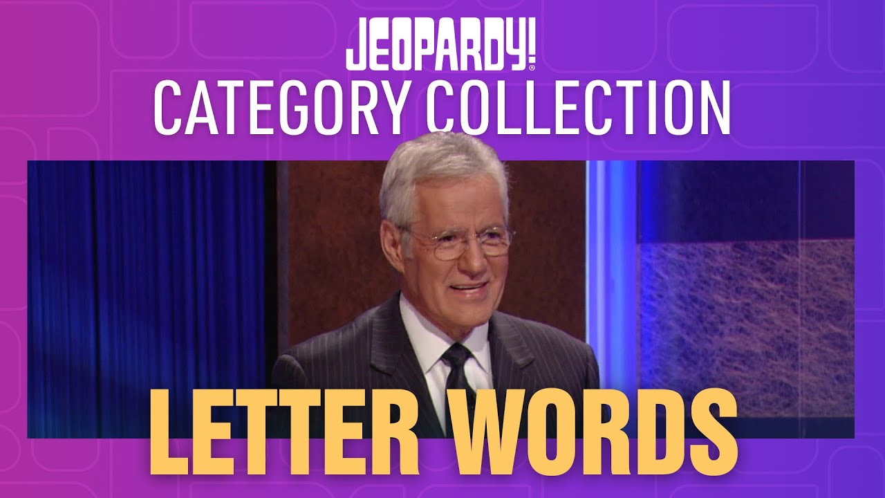 Letter words category compilation jeopardy youtube