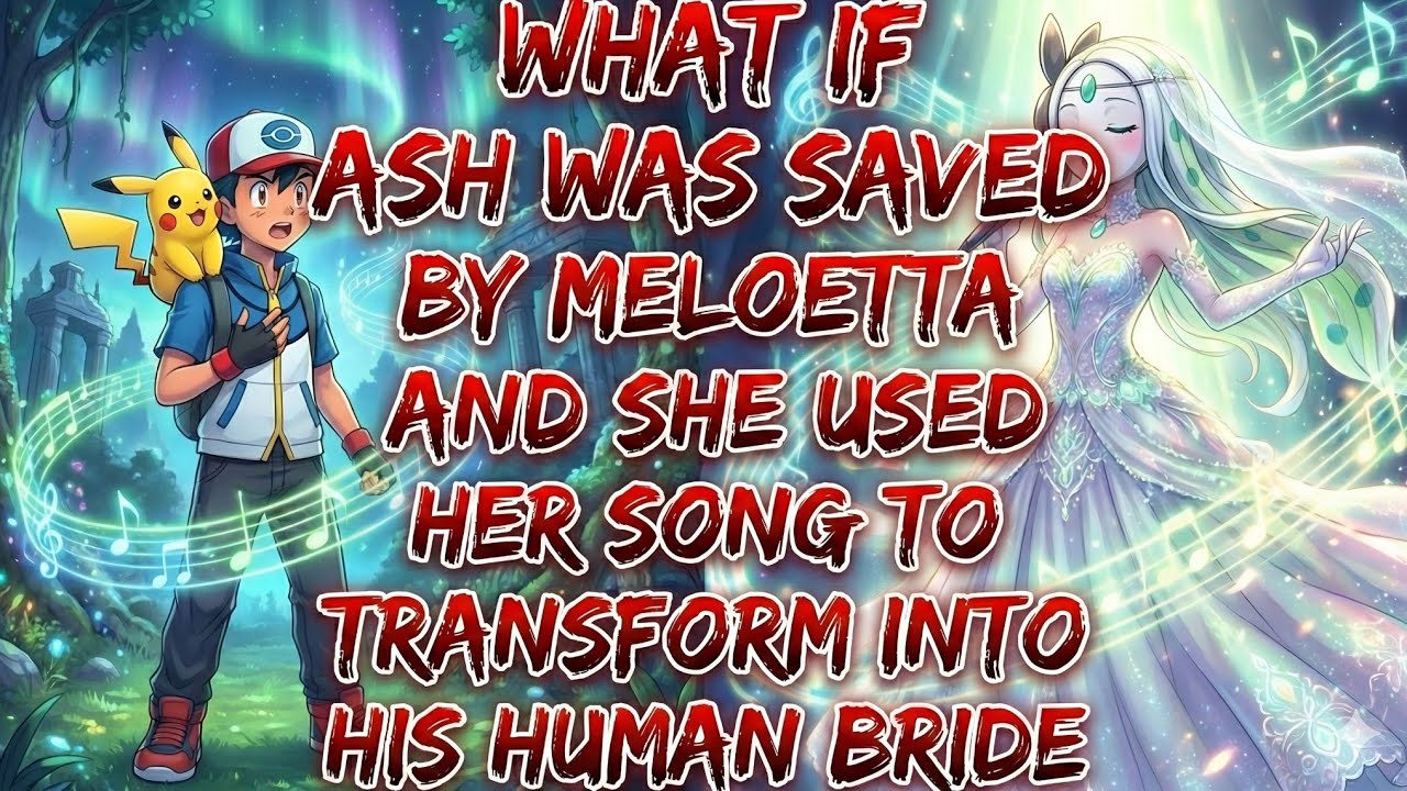 What If Ash Was Saved By Meloetta And She Used Her Song To Transform Into His Human Bride