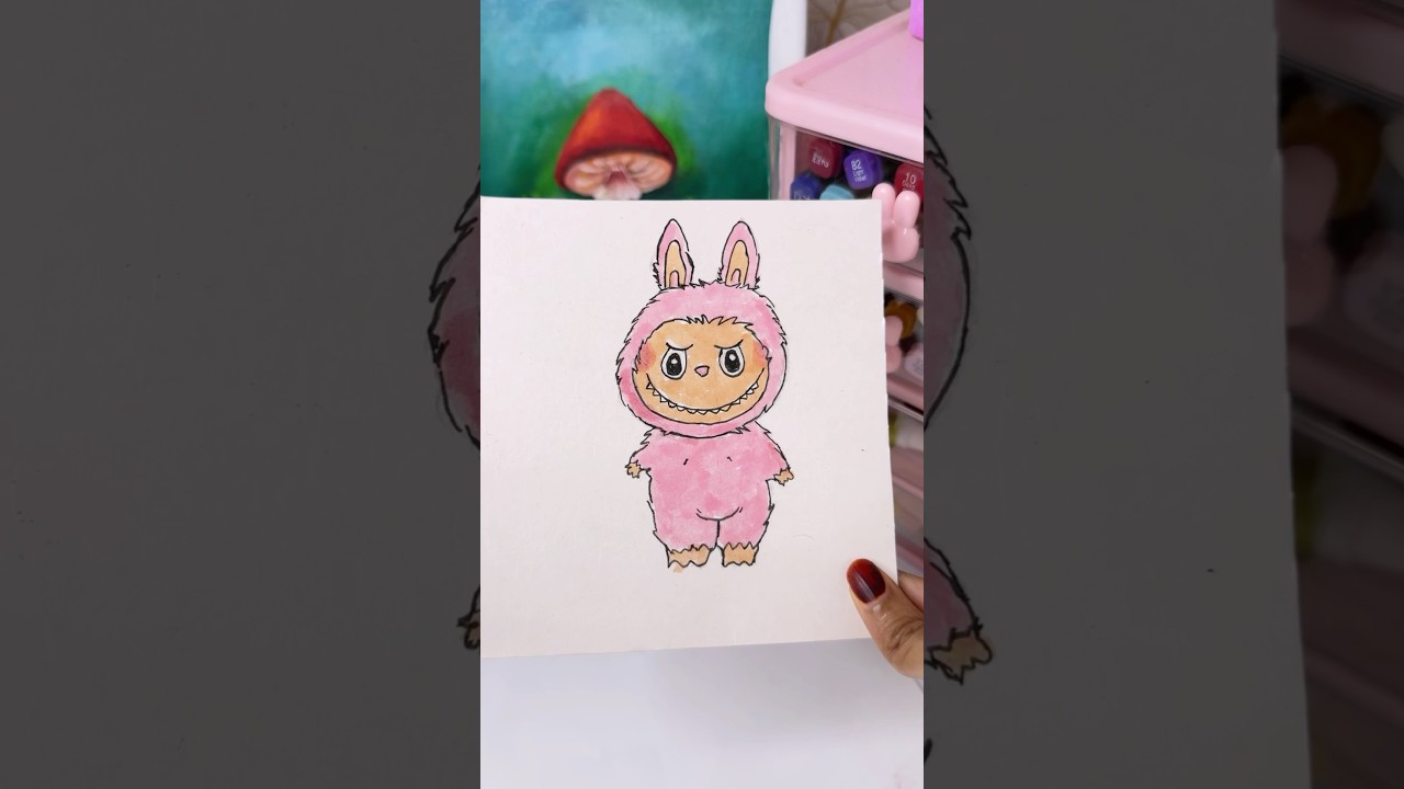 Labubu | labubu diy | Clay labubu 