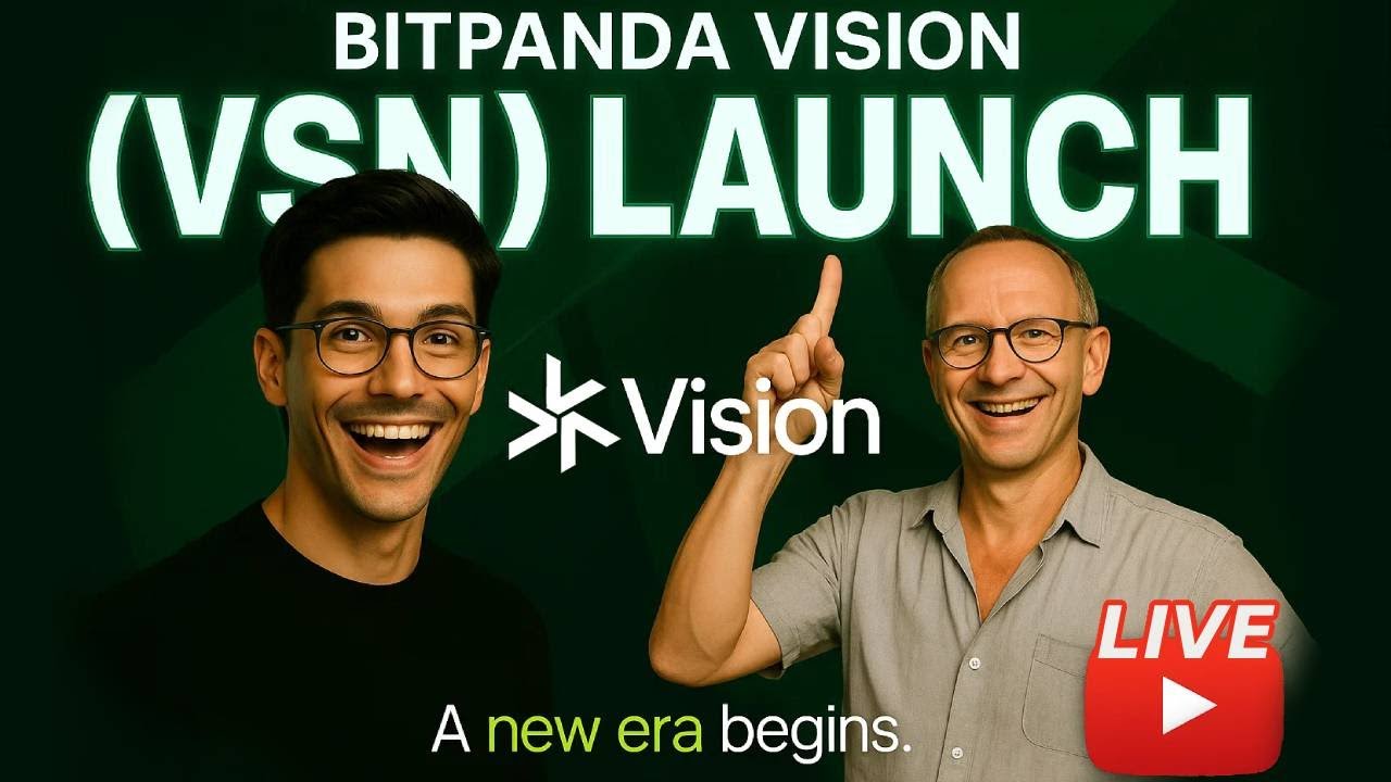 Bitpanda Vision (VSN) Launch Livestream: Alles zum neuen Token + Verlosung von 6 VSN-Shirts!
