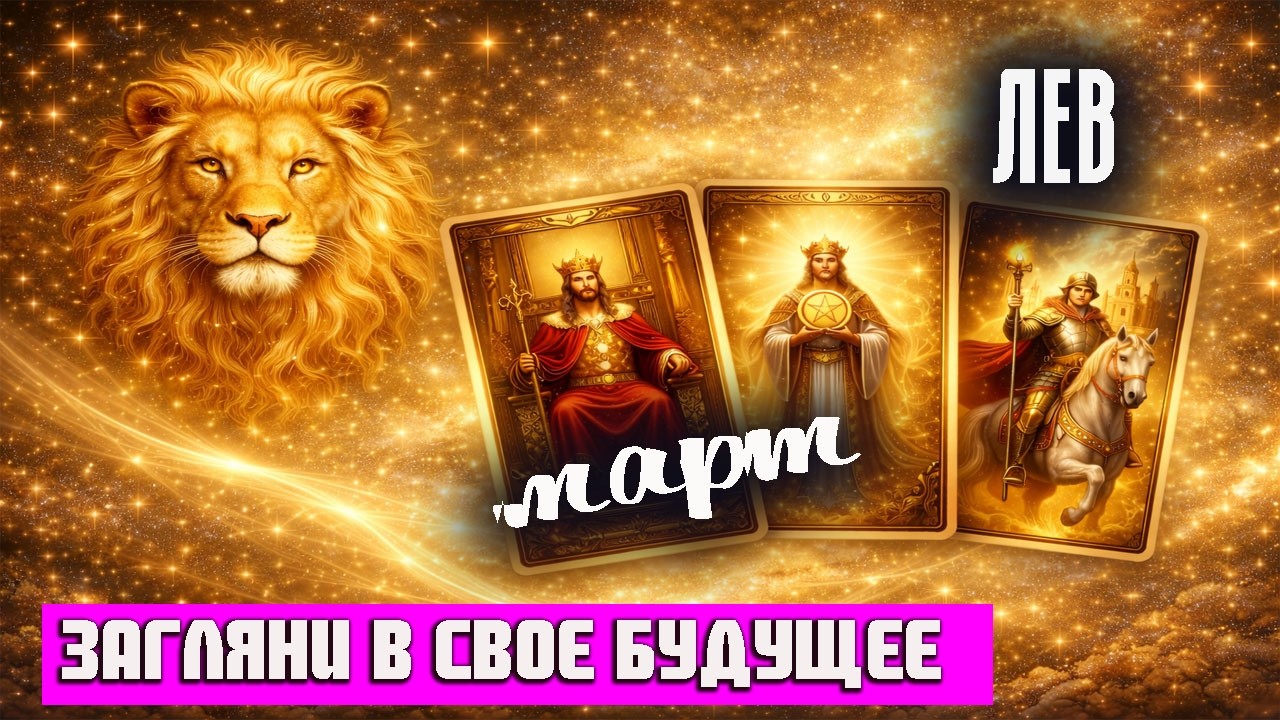 Загляни в свое будущее ♌ Лев 🔥|Март 2026