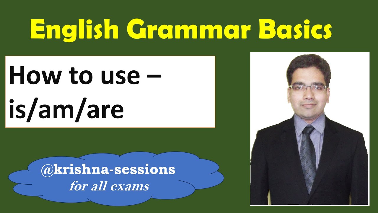 English Grammar Basics: How to use – is/am/are 🌸Step by step lessons ...