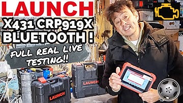 LAUNCH X431 CRP919X BT OBD2 Scanner - Full In-Depth Live Testing Review.