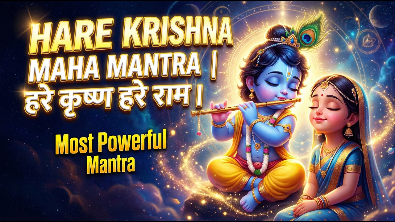 🔱 Hare Krishna Hare Hare | हरे कृष्ण महा मंत्र | Most Powerful Krishna Mantra 2026 | Hare Krishna
