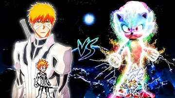Ichigo Fullbring V2 (New) VS Sonic Chaos OP (all form) in Jump Force Mugen