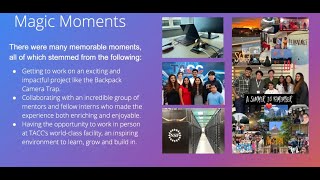 SGX3 Webinar: 2025 Summer Internship Experience at TACC