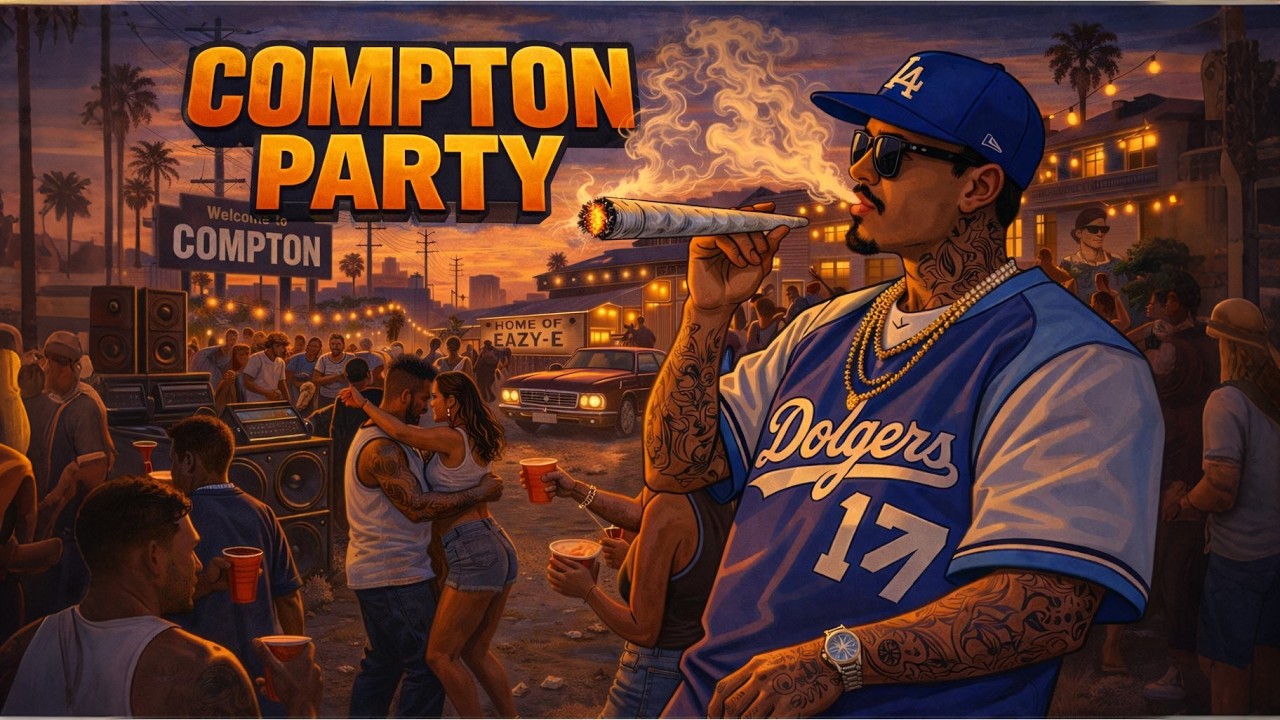 COMPTON PARTY - Classic G-Funk & Early Hip Hop Mix
