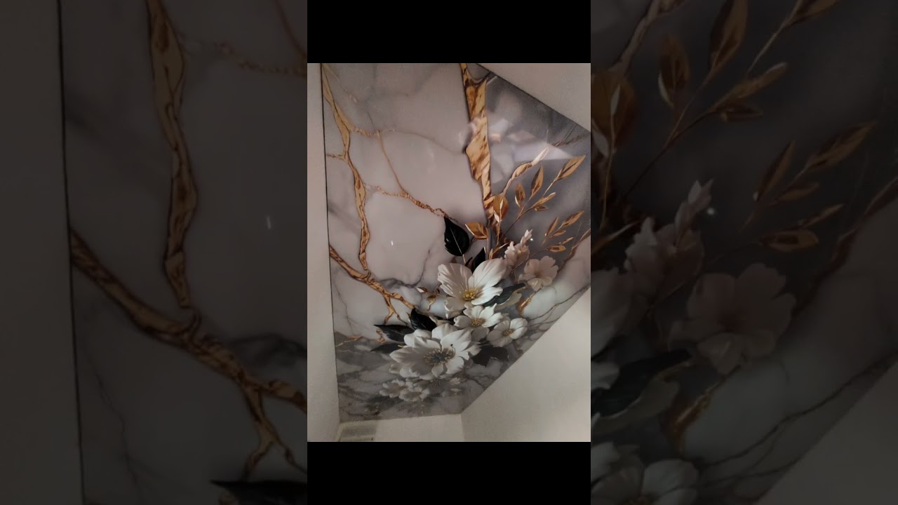 Natijnoy potolok 3d foto oboi orgstiklo naqshlari rambek oynalar Manzil:Navoiy 91248 3444 777097888