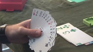 #64 ~ Full Bridge Game  ~ 4 SPADES ~  Bidding & card play explained screenshot 2