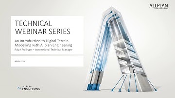 Webinar: An Introduction to creating Digital Terrain Models with Allplan Engineering