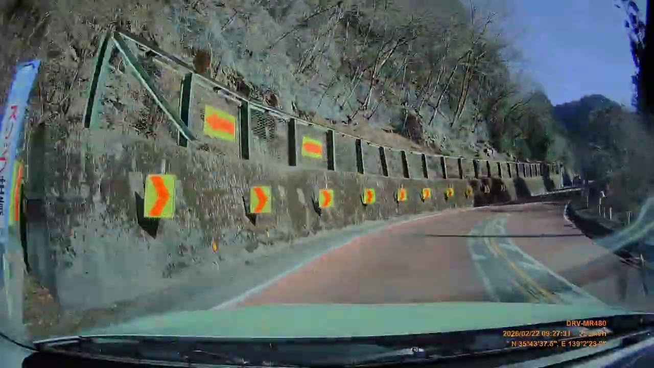 2026 02 22 奥多摩周遊道（4倍速）