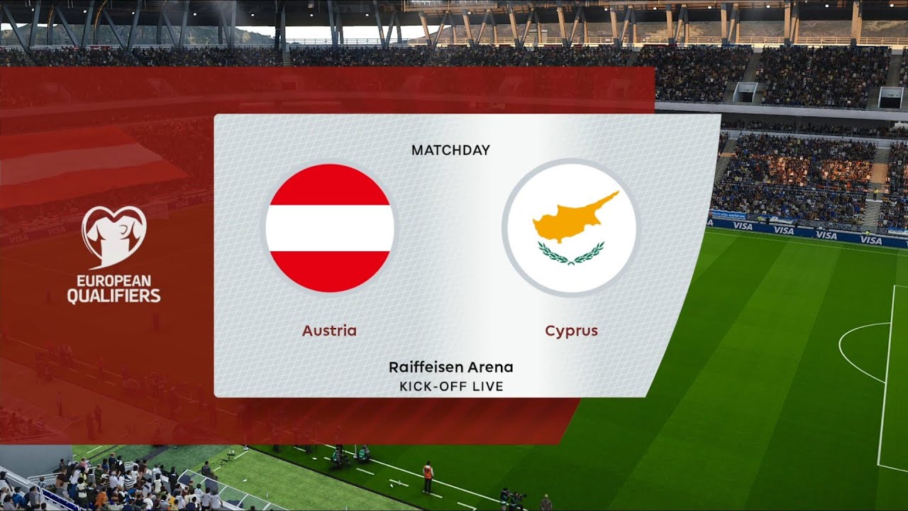 Austria vs Cyprus | 2026 FIFA World Cup Qualifiers | PES 2021