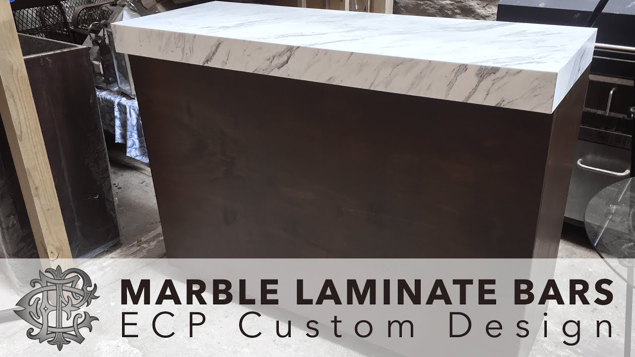 🛠🎥 ECP How to build Laminate Marble Top Bars YouTube