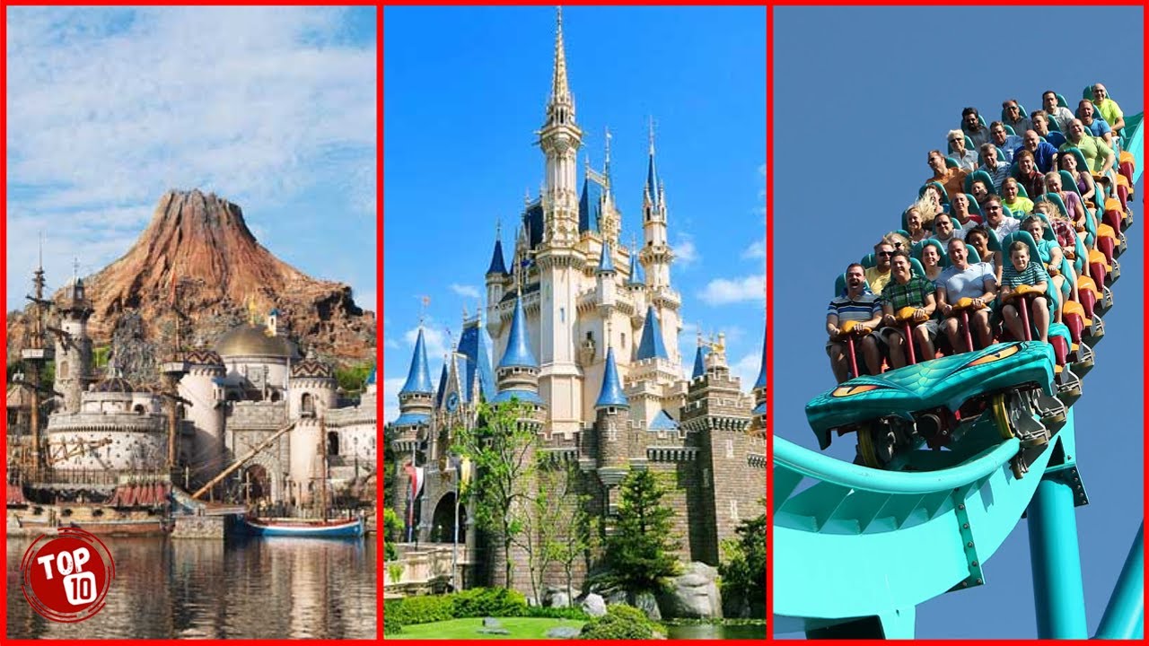 ⁣Top 10 Biggest Theme Parks In The World | Largest Amusement Parks