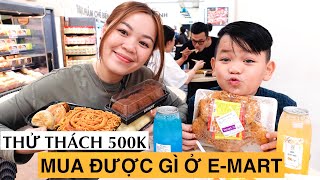 Vlog#: CẦM 500K ĂN SẬP E-MART Q2🤭