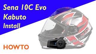 Install Sena 10C Evo for Kabuto Aeroblade V Helmet