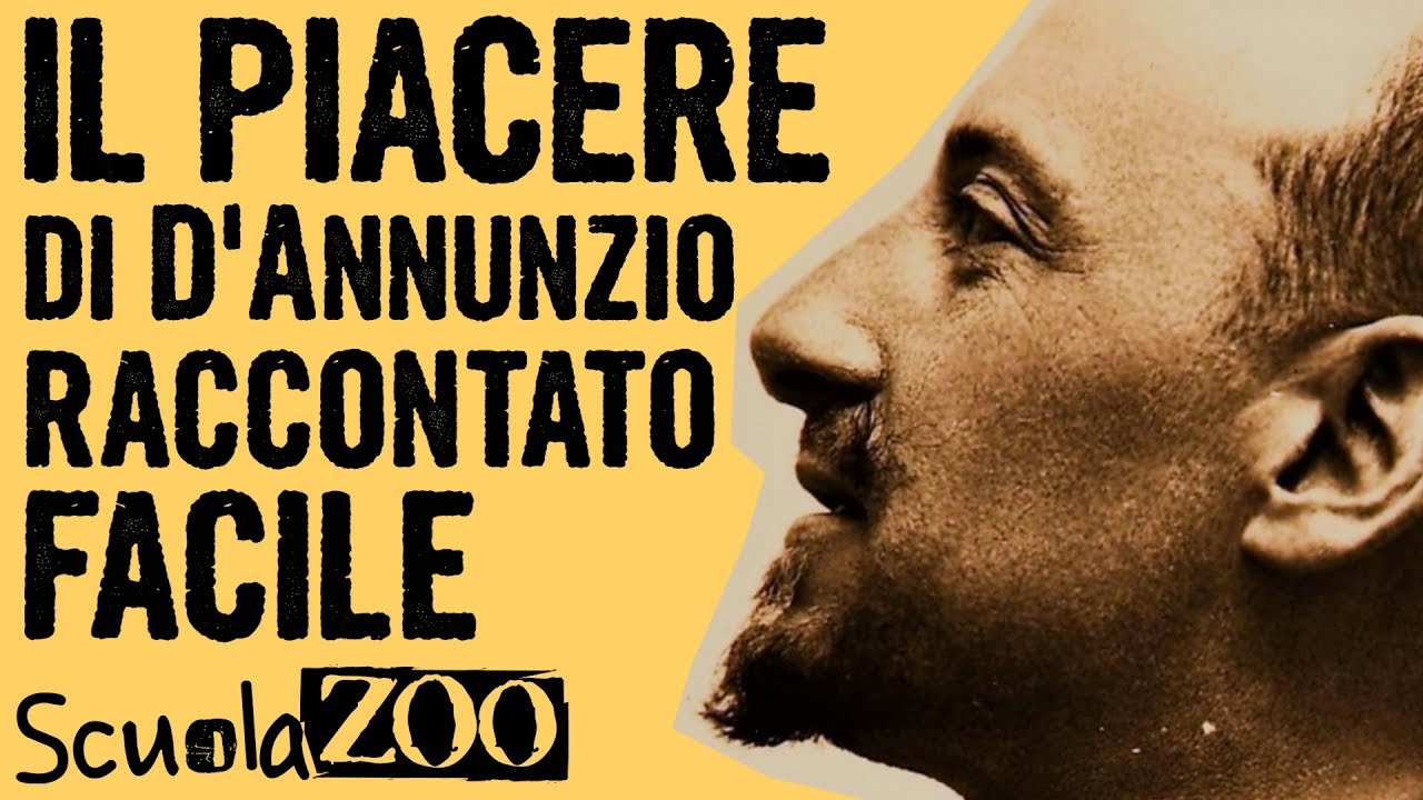 Noccioline #24 - IL PIACERE di D'Annunzio #ScuolaZoo - YouTube