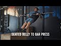 #007 Seated Belly To Bar Press || Bar Muscle-Up Skills