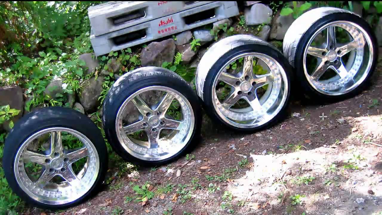 WORK EQUIP 18´ 10J +22mm / 11J -24mm (5x114.3mm) VIP DEEP DISH - YouTube