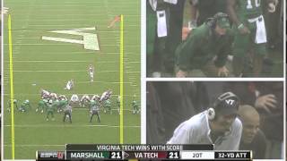 Epic Overtime - Virginia Tech vs Marshall 2013