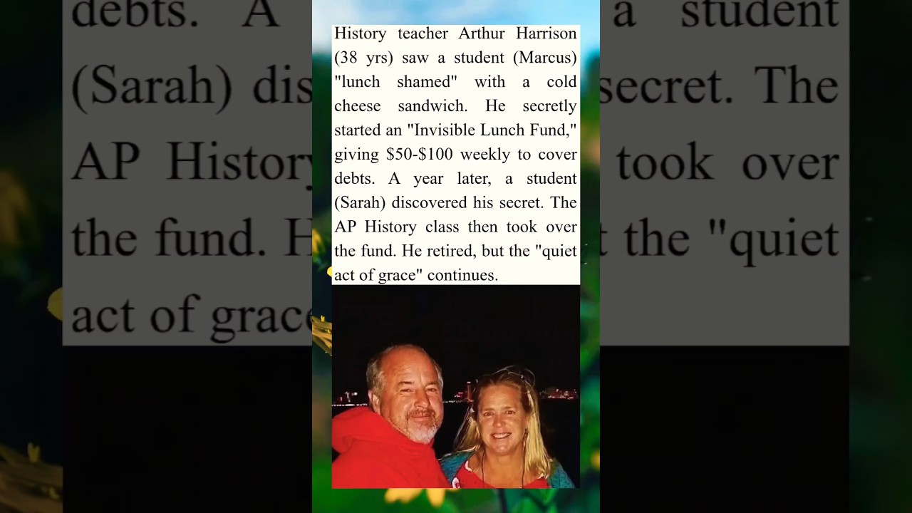 History teacher Arthur Harrison