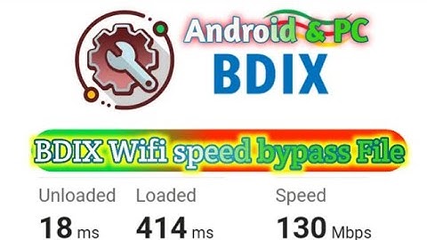 BDIX Wifi Speed Bypass - With Vpn