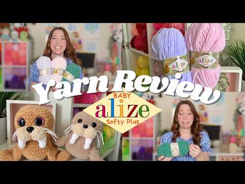Alize Softy Plus Baby Yarn Review | Perfect for Plushies or Overhyped? thumbnail
