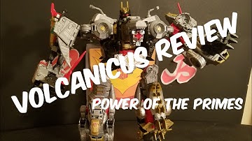 Transformers VOLCANICUS Dinobot Power of the Primes Review (Grimlock, Sludge, Slug, Swoop, Snarl)
