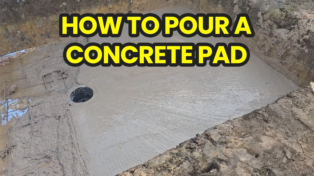 How to Pour a Concrete Pad for Your Koi Pond – Tutorial Tuesday