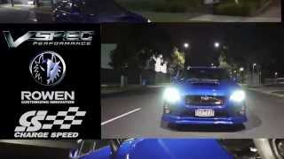 SUBARU WRX STI（EJ25）Full Titanium Exhaust Sound(Racing Spec). Real run