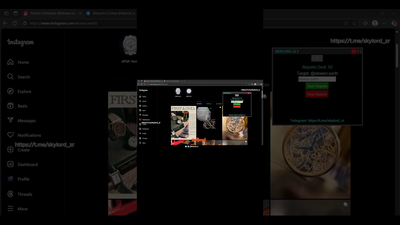 Instagram Mass Report Tool || DELETE ANY INSTAGRAM ACCOUNT 