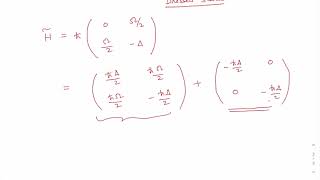 Dressed States;Introduction to Density Matrix #swayamprabha
