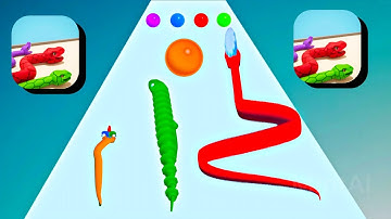 Colorful snake All Levels walkthrough gameplay Android iOS Free Upload Mobile games SKN9CXL