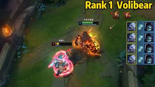 Rank 1 Volibear He Made This Poor Yorick Wanna Quit Game...
