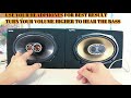 Polk Audio DB691 VS JBL Club 9630 car audio subwoofers midbass midrange speaker test