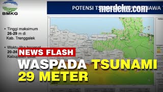 BMKG Ungkap Potensi Tsunami Tinggi di Pesisir Jawa Timur