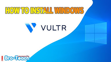 How to install windows on Vultr
